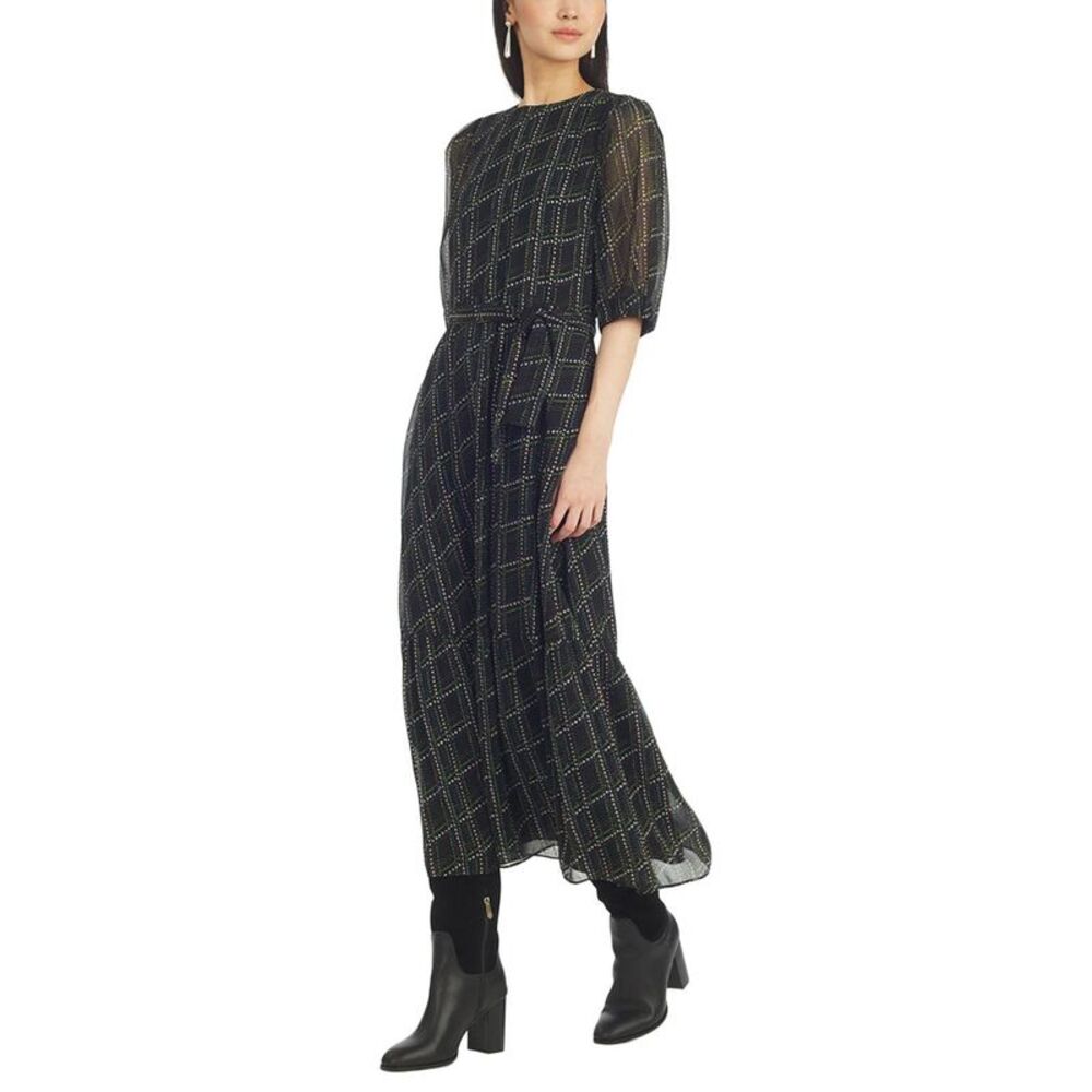 Draper James Womens  Sophie Tie Waist Midi Dress